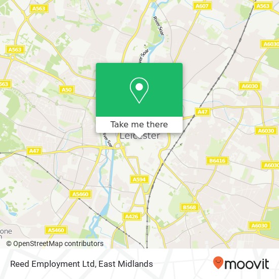 Reed Employment Ltd map