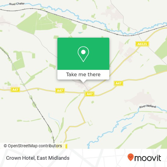 Crown Hotel map