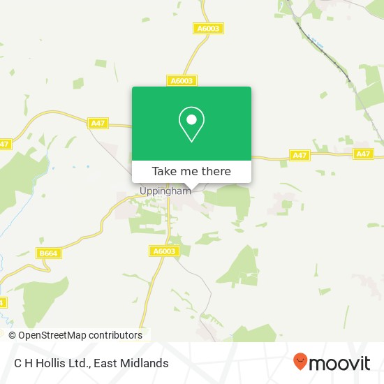 C H Hollis Ltd. map