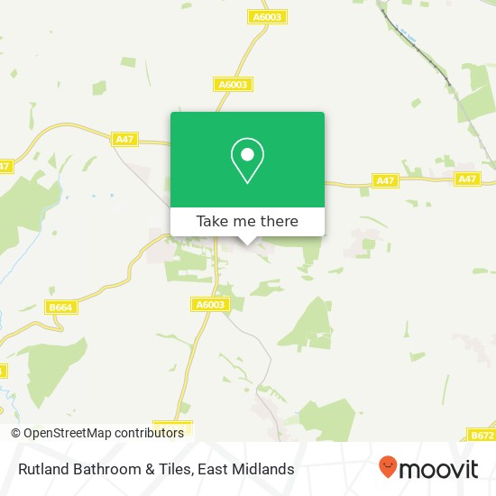 Rutland Bathroom & Tiles map