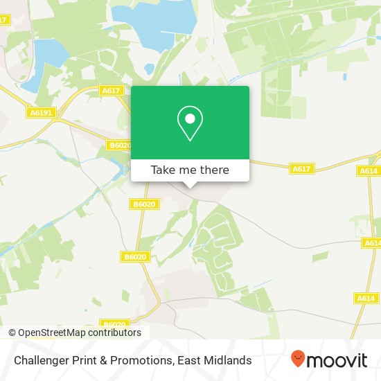 Challenger Print & Promotions map