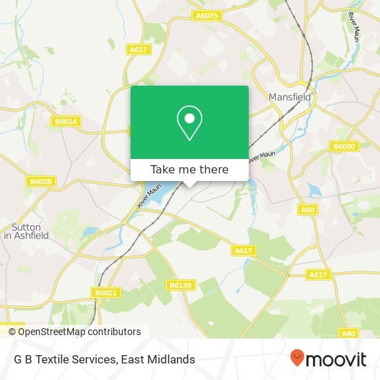 G B Textile Services map