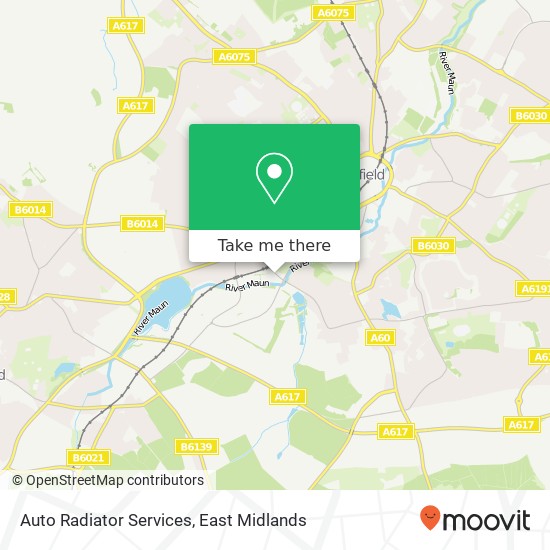 Auto Radiator Services map