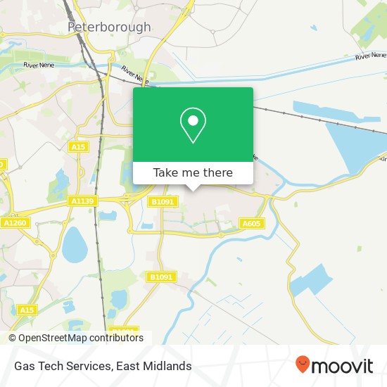 Gas Tech Services map