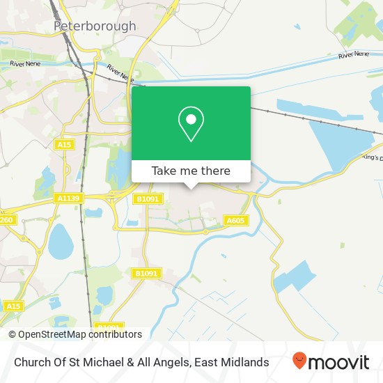 Church Of St Michael & All Angels map