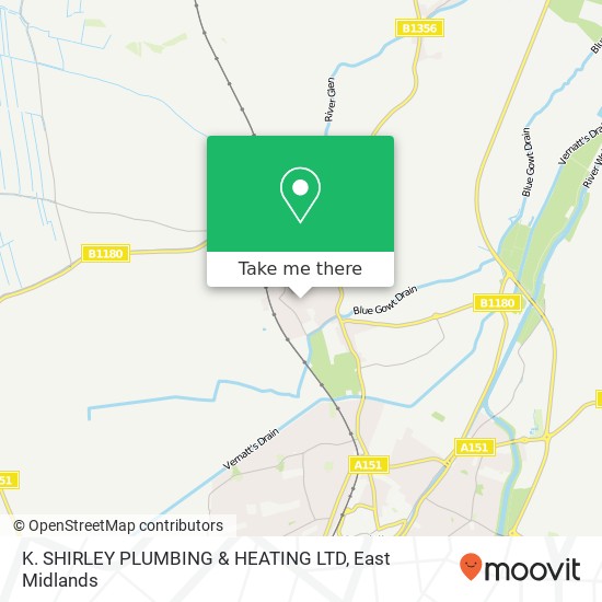 K. SHIRLEY PLUMBING & HEATING LTD map