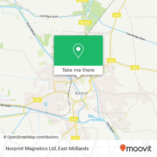 Norprint Magnetics Ltd map