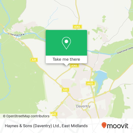 Haynes & Sons (Daventry) Ltd. map