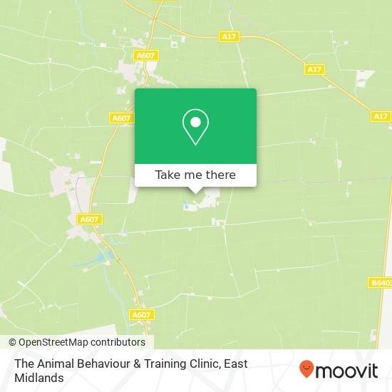 The Animal Behaviour & Training Clinic map