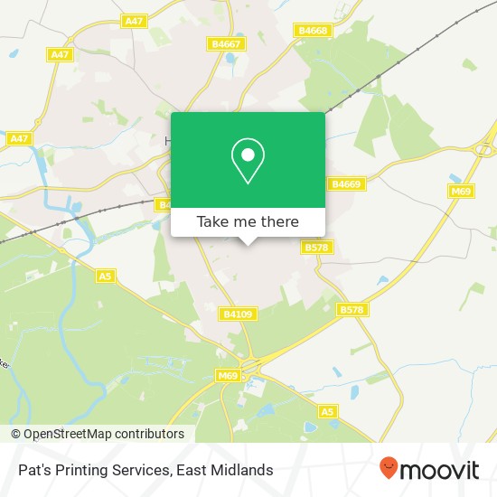 Pat's Printing Services map