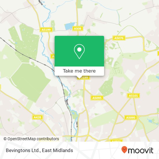 Bevingtons Ltd. map