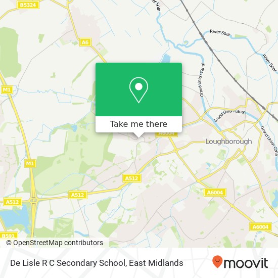 De Lisle R C Secondary School map