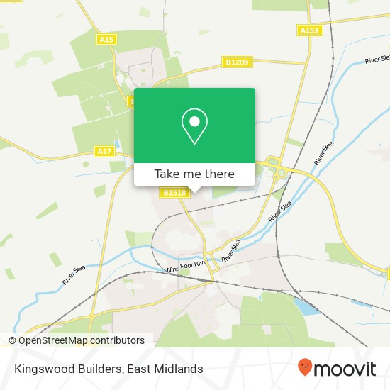 Kingswood Builders map