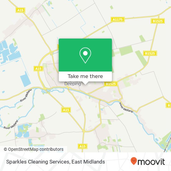 Sparkles Cleaning Services map