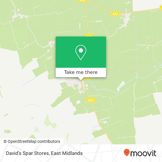 David's Spar Stores map