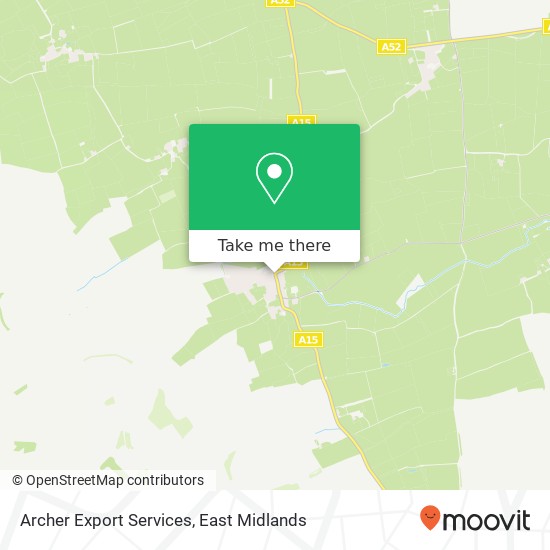 Archer Export Services map