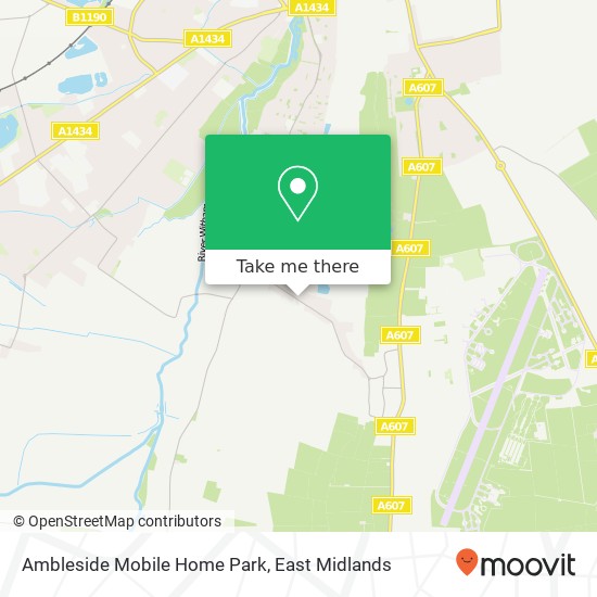Ambleside Mobile Home Park map
