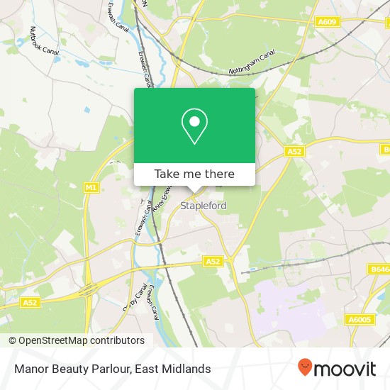 Manor Beauty Parlour map