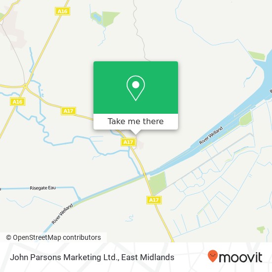 John Parsons Marketing Ltd. map