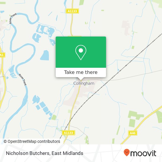 Nicholson Butchers map