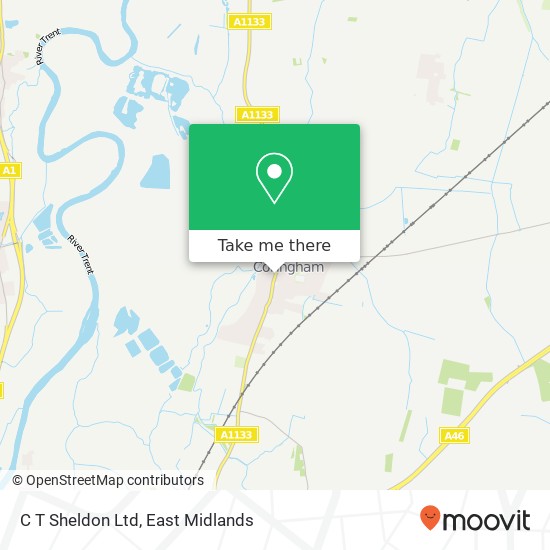 C T Sheldon Ltd map