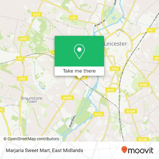 Marjaria Sweet Mart map