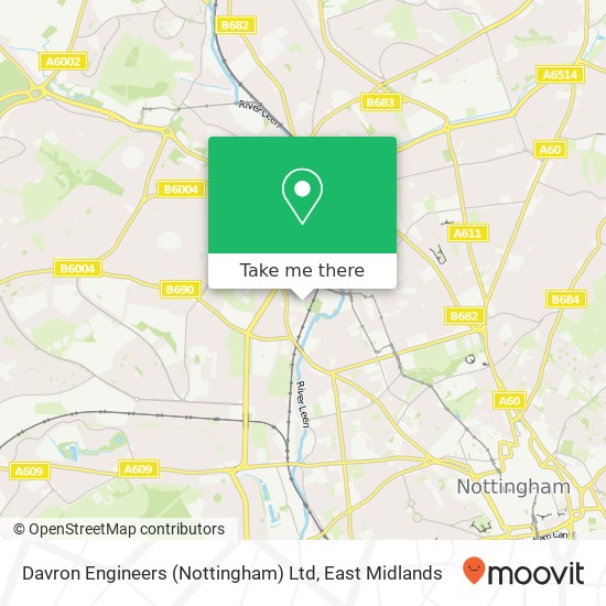 Davron Engineers (Nottingham) Ltd map