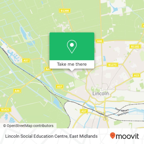 Lincoln Social Education Centre map
