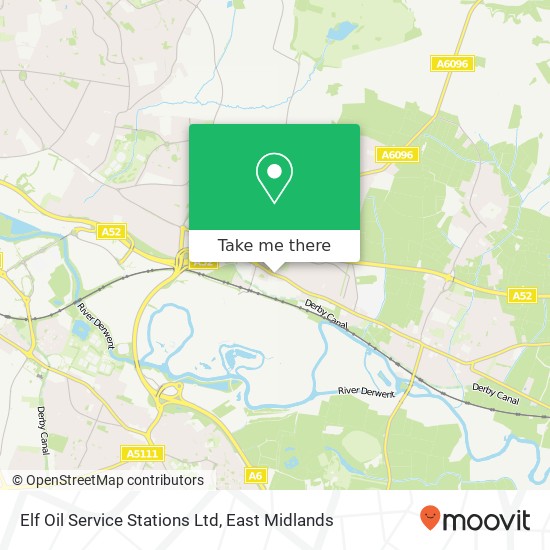 Elf Oil Service Stations Ltd map