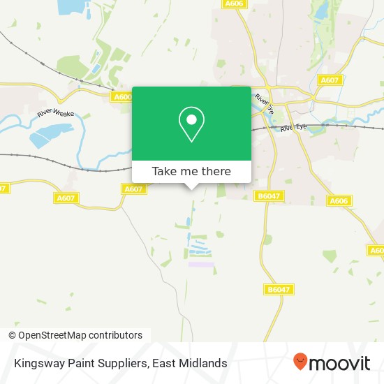 Kingsway Paint Suppliers map