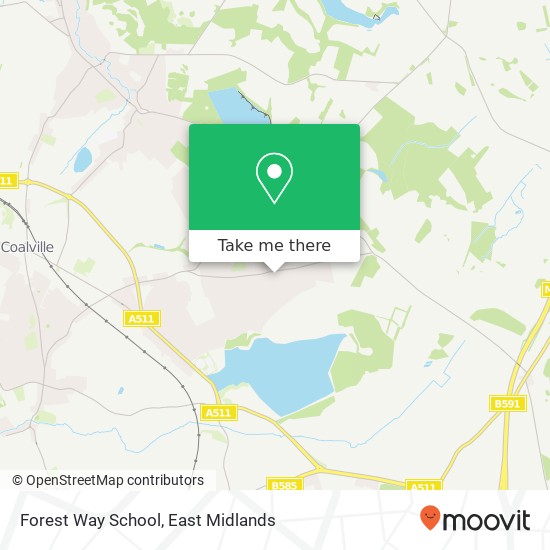 Forest Way School map