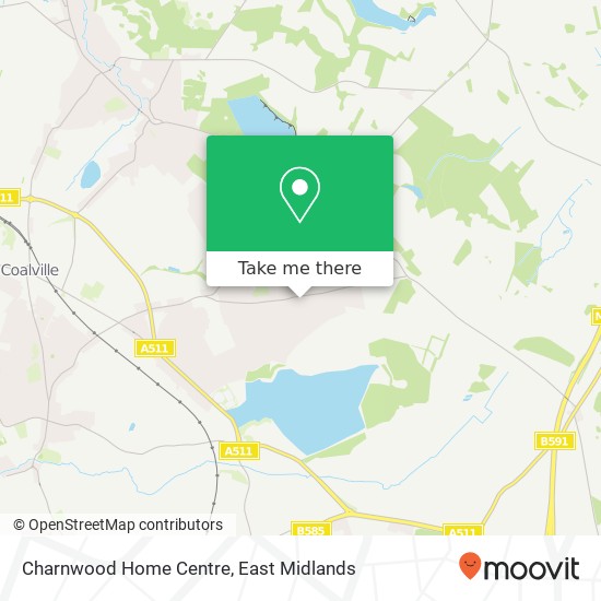 Charnwood Home Centre map