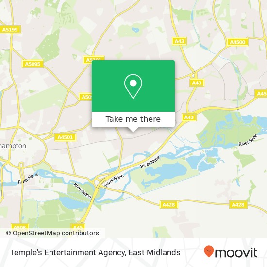 Temple's Entertainment Agency map