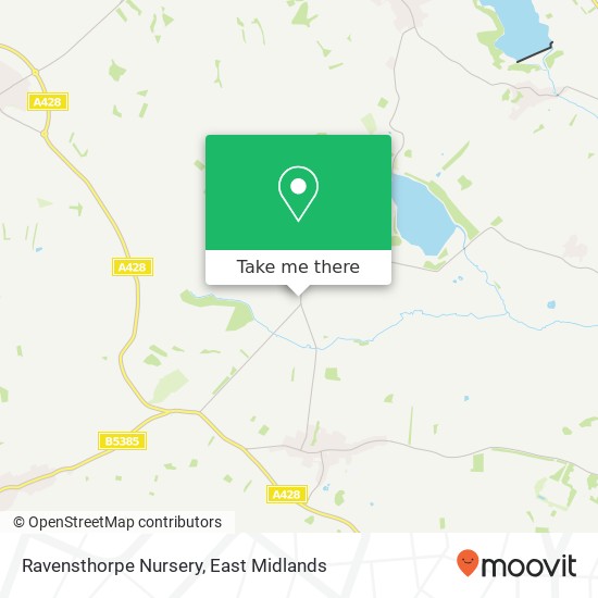 Ravensthorpe Nursery map