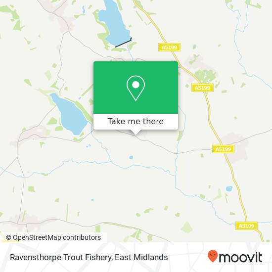 Ravensthorpe Trout Fishery map