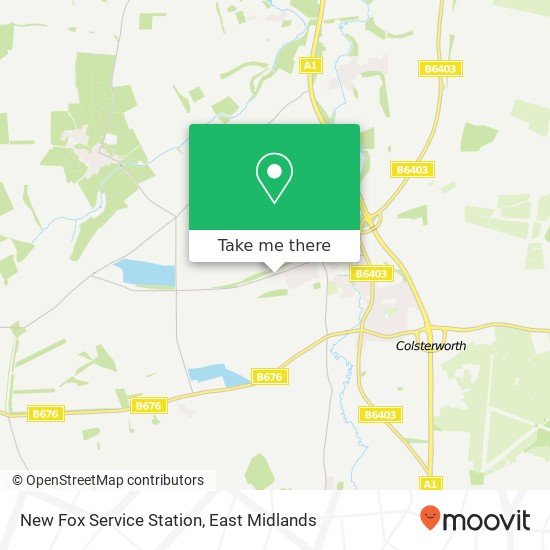 New Fox Service Station map