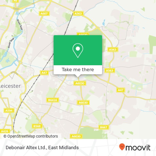 Debonair Altex Ltd. map