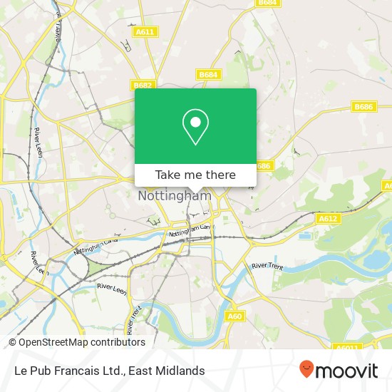 Le Pub Francais Ltd. map