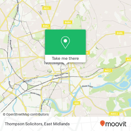 Thompson Solicitors map