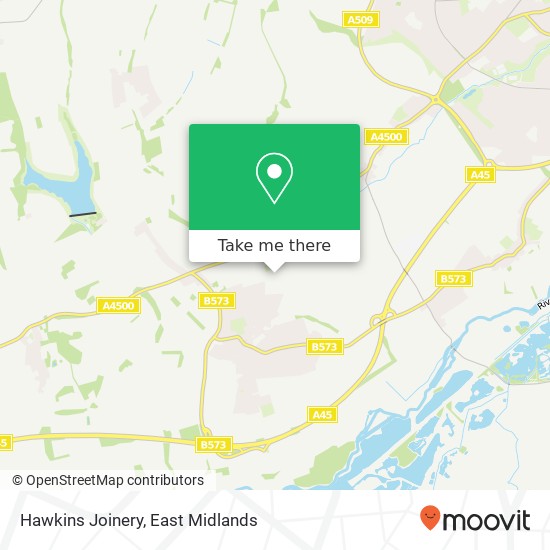 Hawkins Joinery map