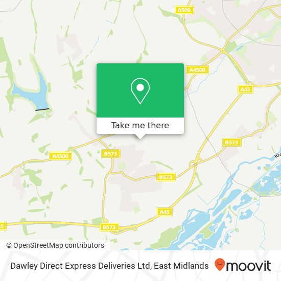 Dawley Direct Express Deliveries Ltd map