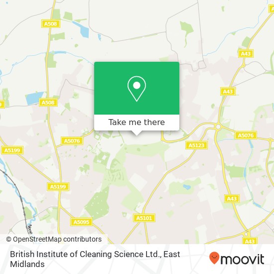 British Institute of Cleaning Science Ltd. map