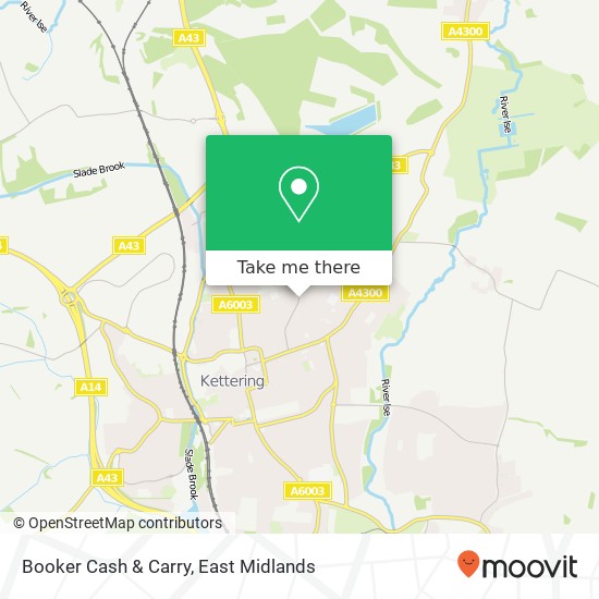 Booker Cash & Carry map