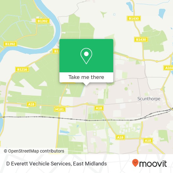 D Everett Vechicle Services map