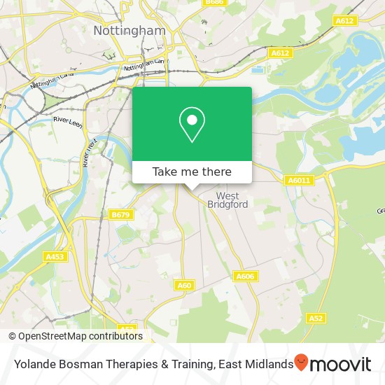 Yolande Bosman Therapies & Training map