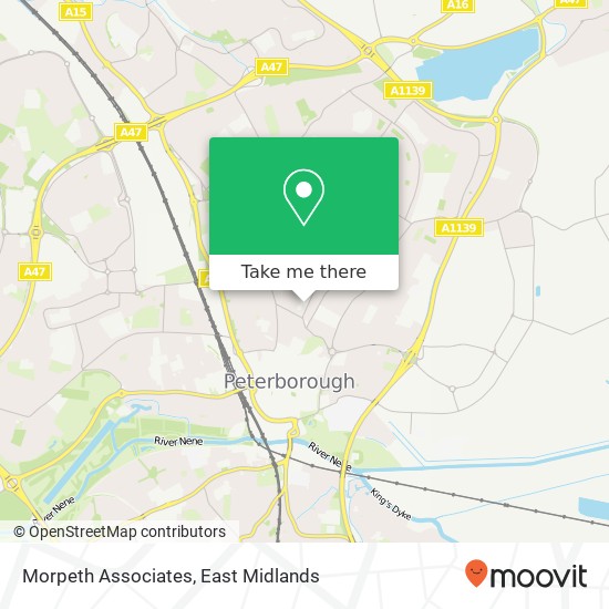 Morpeth Associates map