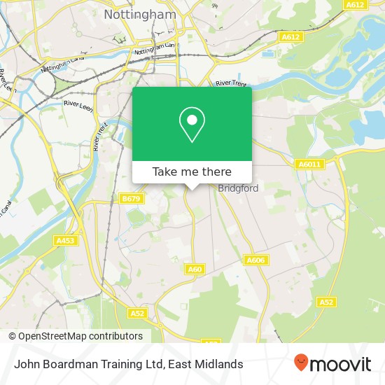 John Boardman Training Ltd map