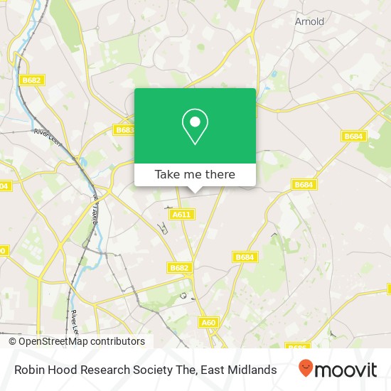 Robin Hood Research Society The map