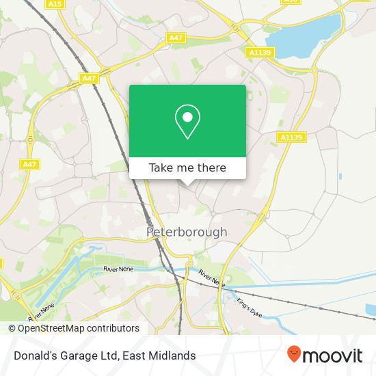 Donald's Garage Ltd map