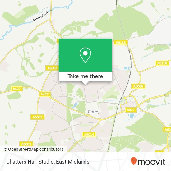 Chatters Hair Studio map